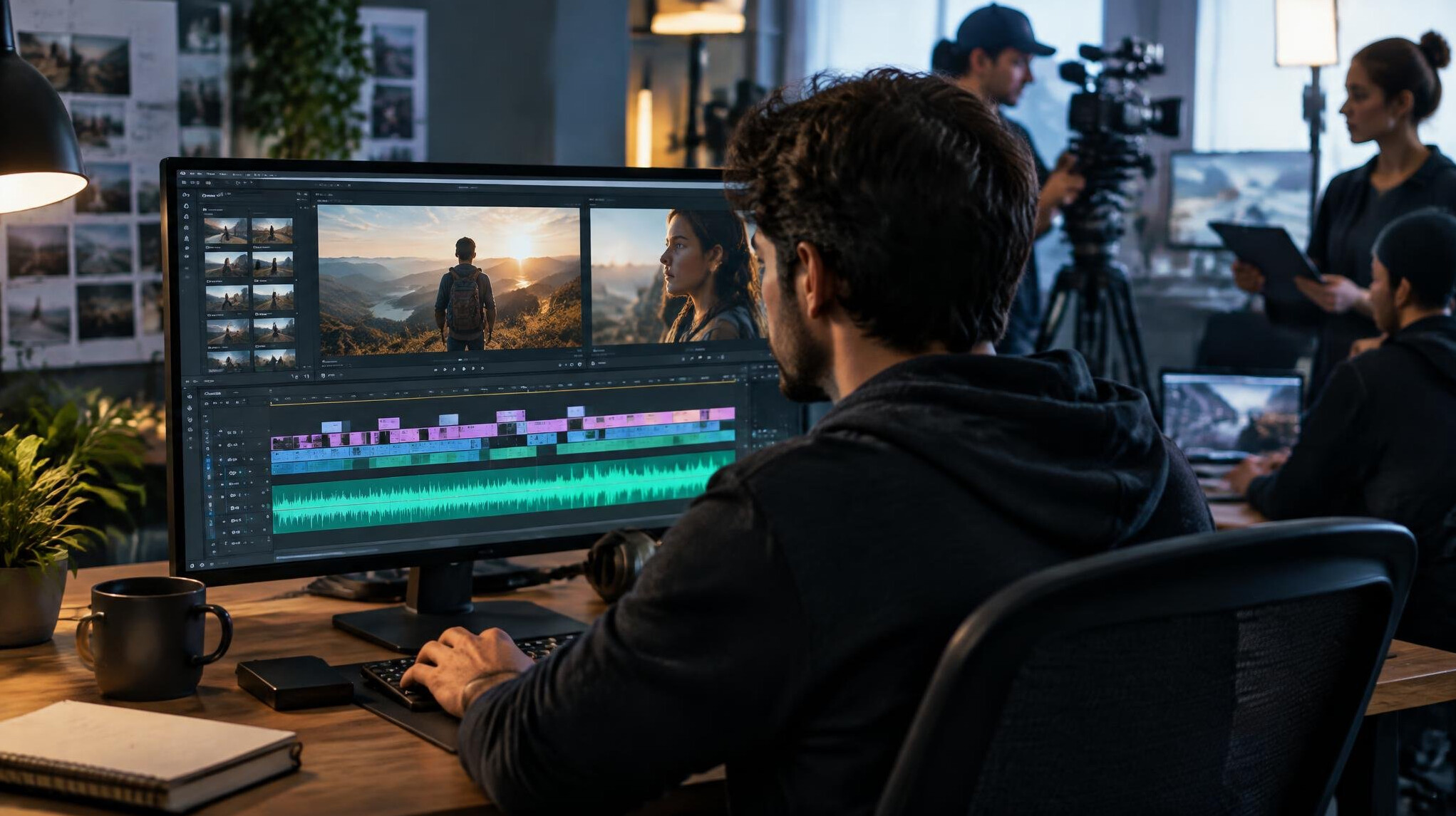 video editing timeline